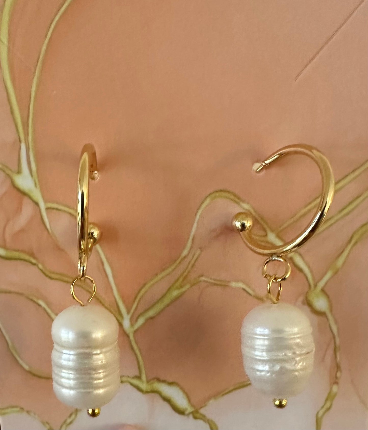 Pearl earrings