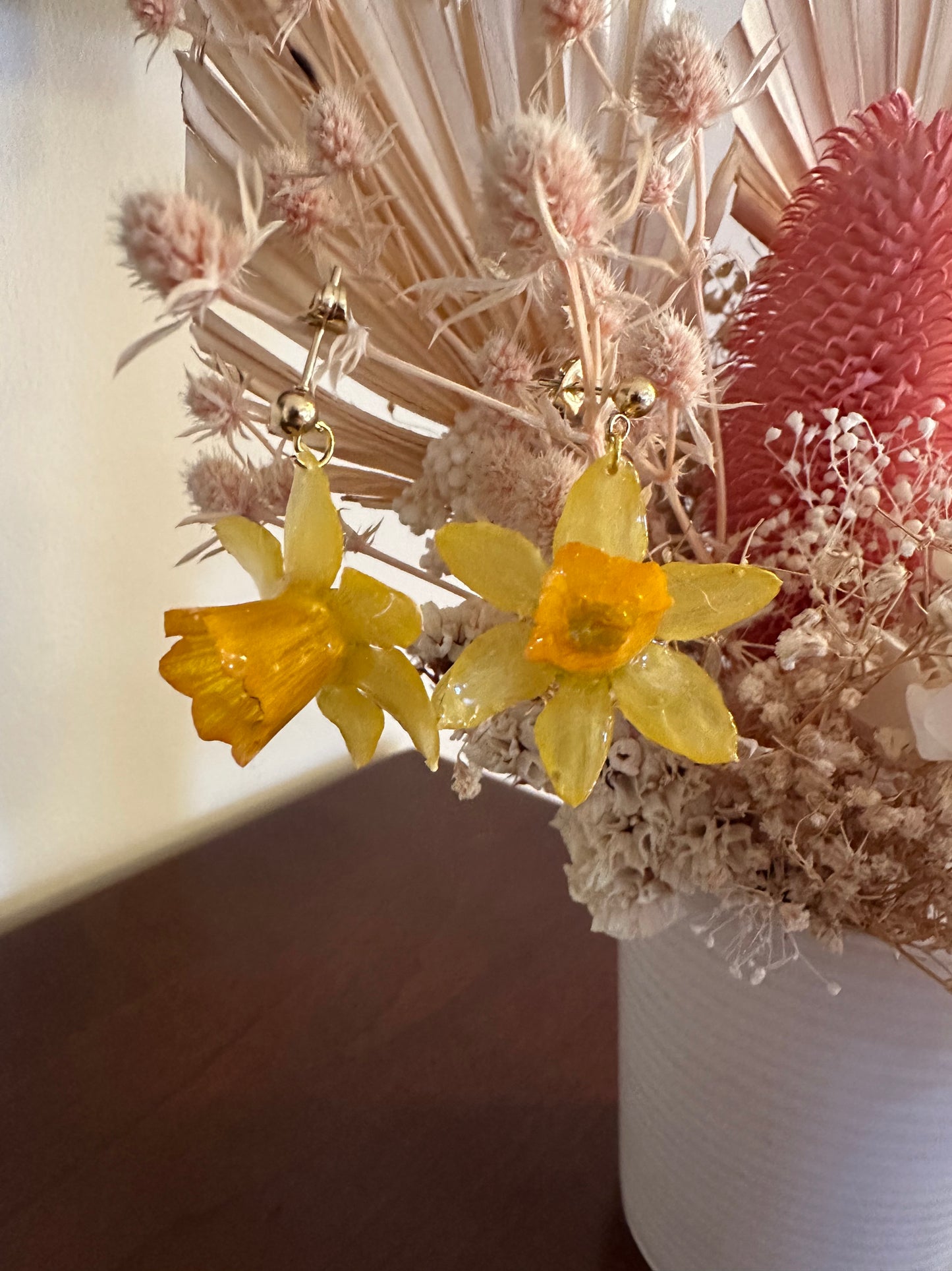 Daffodil earrings