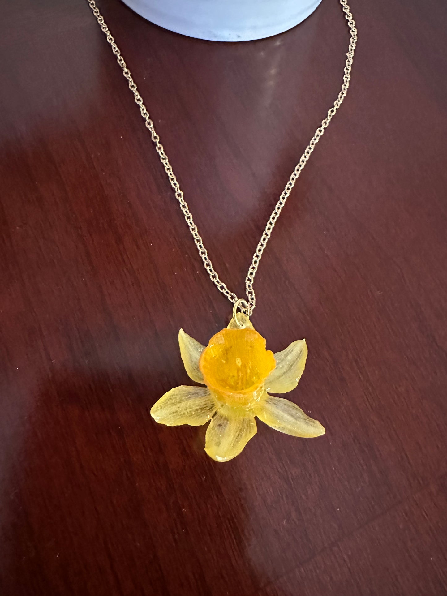 Daffodil necklace