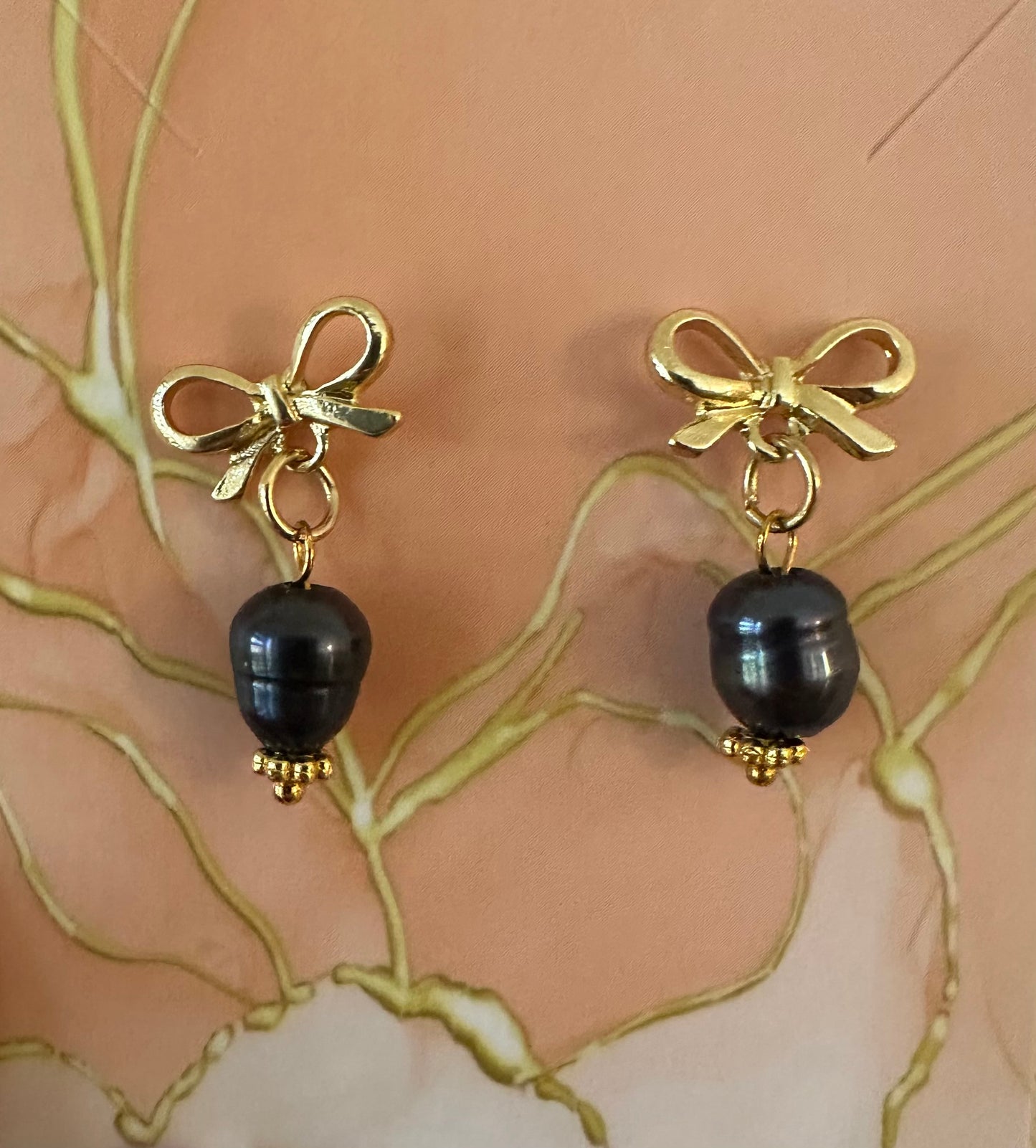 Pearl earrings