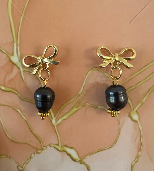 Pearl earrings