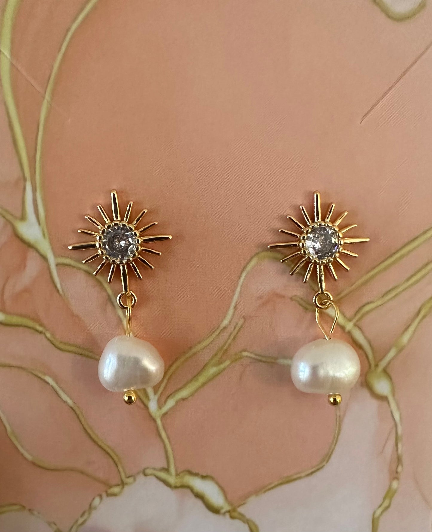 Pearl earrings