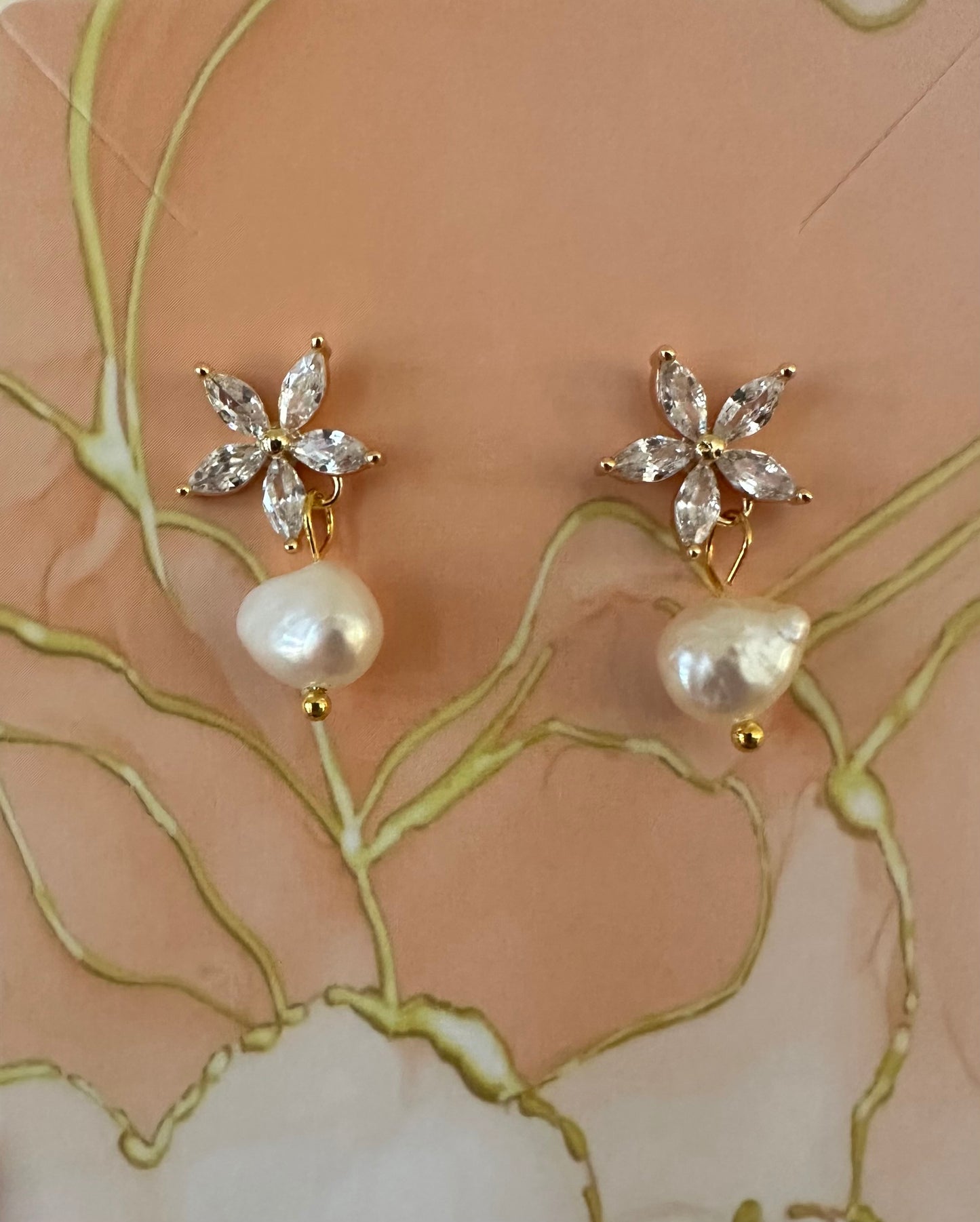 Pearl earrings