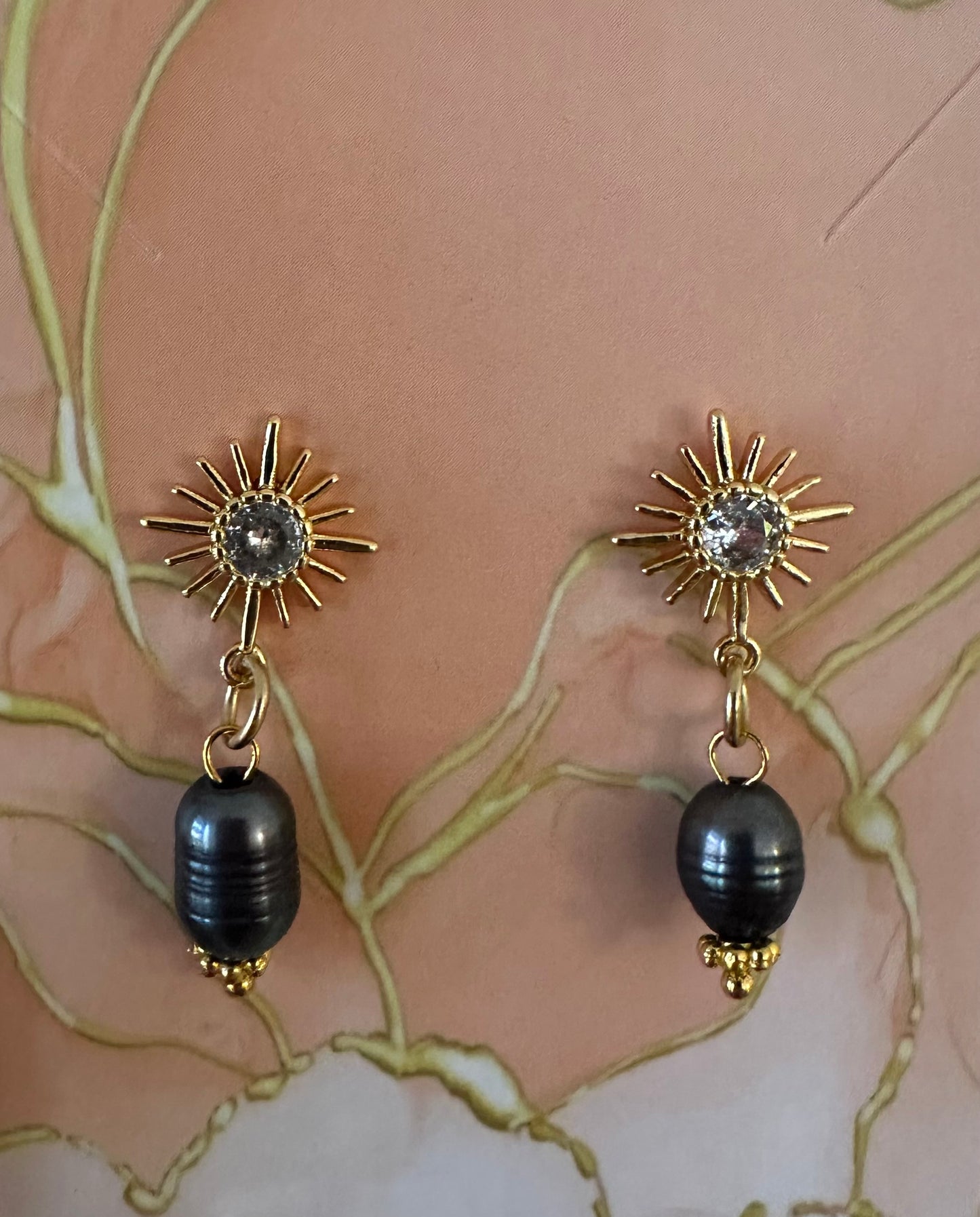 Pearl earrings