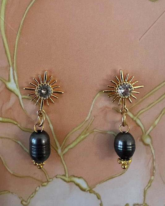 Pearl earrings