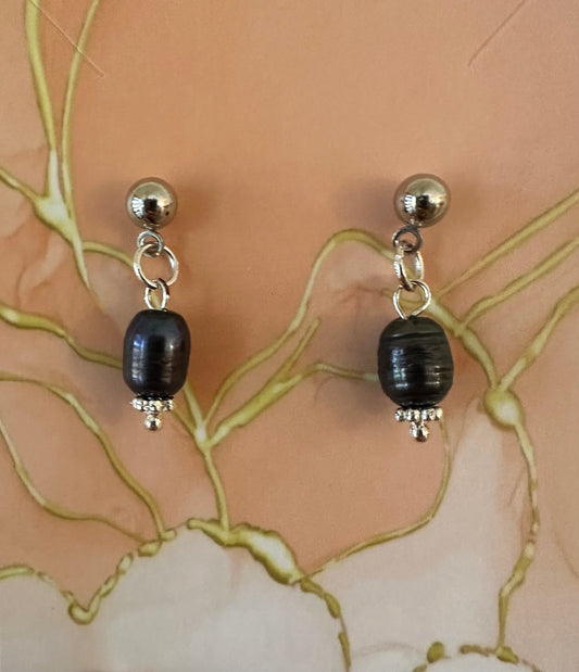 Pearl earrings