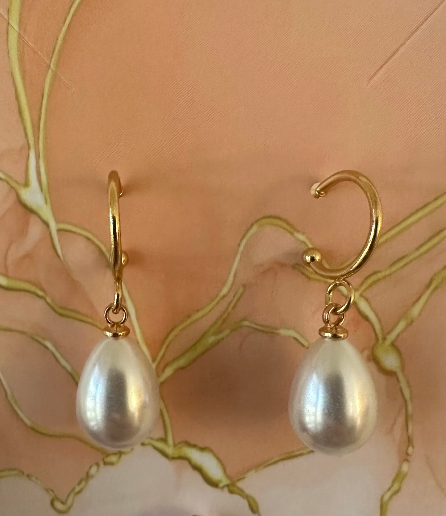 Pearl earrings