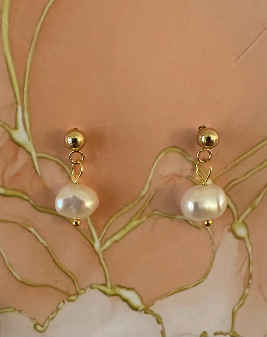 Pearl earrings