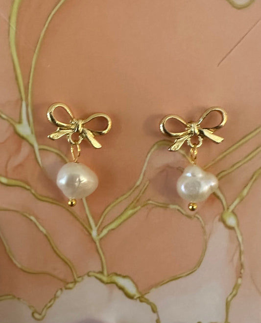 Pearl earrings