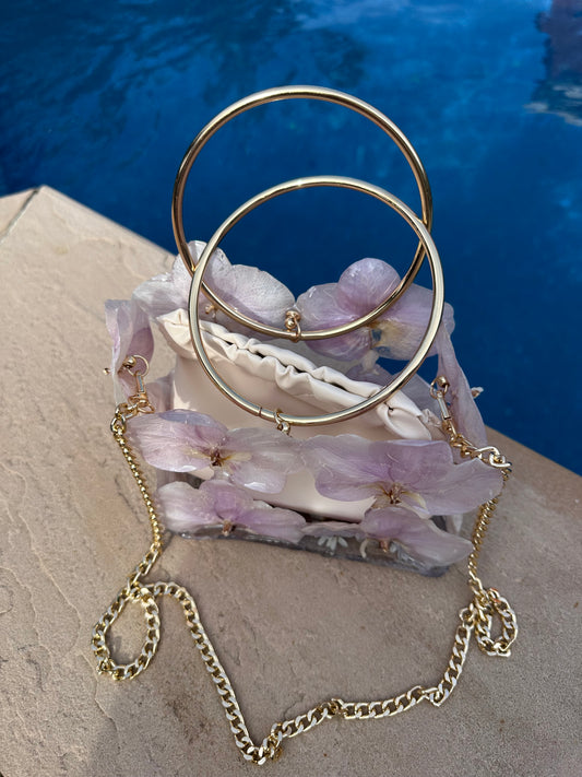 Orchid handbag